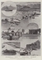 Il presunto guadagno francese a Mascate, scene nel Golfo Persico e nel Golfo di Oman